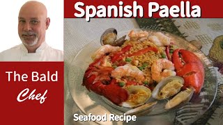 Great Spanish Paella Seafood Recipe [upl. by Haliek990]