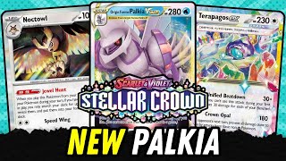 Stellar Crown Palkia VSTAR Terapagos ex Early Deck Profile  Pokemon TCG [upl. by Mathilde]