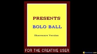 Bolo Ball gameplay PC Game 1992 [upl. by Hoffarth]