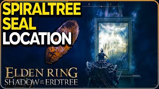 Spiraltree Seal Location Sacred Tower Painting Elden Ring DLC [upl. by Fugazy]