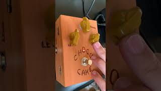 ビンテージCrowther Audio Hot Cake 3knob風 自作エフェクター《CHOCO CAKE》Over Drive fuzz ホットケーキ ビンテージエフェクター風 [upl. by Juster155]