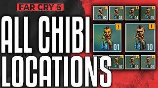 Far Cry 6 ALL 10 CHIBIS LOCATIONS GUIDE  Vaas DLC Collectibles [upl. by Rex655]