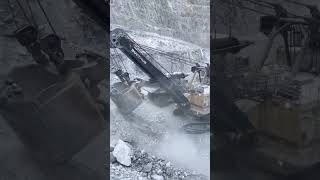 Bucyrus 495 HR Shovel excavator [upl. by Adnohsar]