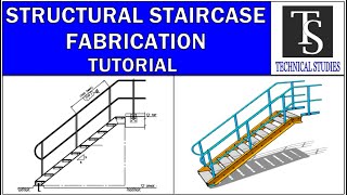 Structural Staircase Fabrication Tutorial [upl. by Zabrina]