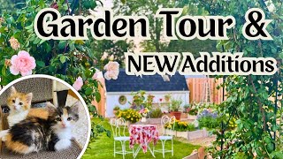 End of AUGUST GARDEN TOUR Garden CHANGES  MEET the NEW Additions to the Family🌸🌿🐈 [upl. by Ede518]