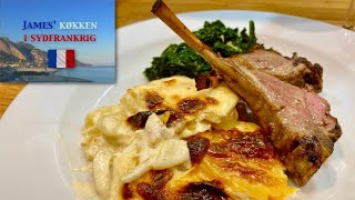 Gratin Dauphinois Hvidløgskartofler  her serveret med lam [upl. by Assek]