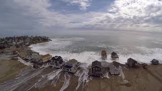 Peggotty Beach Scituate MA Jan 2018 Storm and Cleanup [upl. by Idnim]