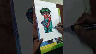 Art with new alcohol markers master anirudh drawing [upl. by Cimbura]