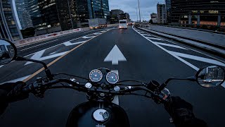 ASMR 🎧 W800 Street Exhaust Sound【首都高・睡眠用】 [upl. by Ahsienar861]