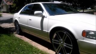 99 Cadillac STS On 22s [upl. by Eletnahc]