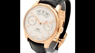 IWC Portugieser Jahreskalender Ref IW503504 7795 [upl. by Dloraj]