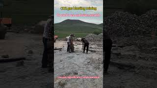 Carbon dioxide gas blasting for rock mining co2blasting co2rockblasting blastingmining [upl. by Ayikan]