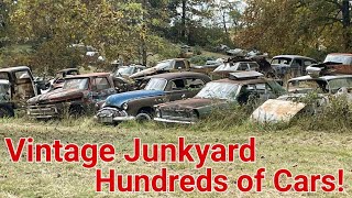 Incredible old car junkyard in Kentucky Hundreds of cars and trucks all for sale [upl. by Terrell21]