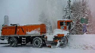 Caltrans Cab Forward Kodiak Blower II [upl. by Eatnoid398]