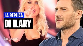 La risposta di Ilary all’intervista di Totti “Ho scoperto cose che potrebbero rovinare 50 famiglie” [upl. by Haggar615]