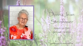 Sister Donna Steinhauer’s Celebration of Life  October 20 2024 [upl. by Essila]