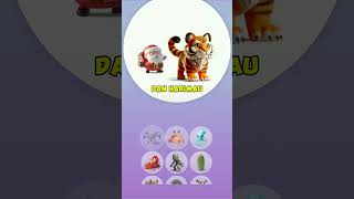 Gabungin Santa Sama Harimau shorts shortvideo youtubeshorts animash games animasi animals [upl. by Mafalda920]