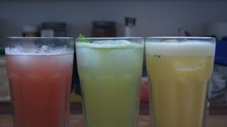 Drei alkoholfreie Cocktails Teil 1  Rezepte mit Anleitung [upl. by Onstad633]