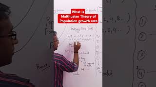 Malthusian Theory of Population Growth Rate  Complete Economics Series  UPSC [upl. by Anerrol]