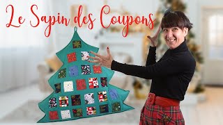 Tuto couture  Coudre un calendrier de lavent  Patron gratuit [upl. by Goldina235]