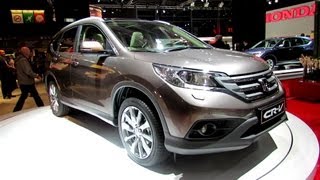 2013 Honda CRV Exclusive Navi  Exterior and Interior Walkaround  2012 Paris Auto Show [upl. by Samson]