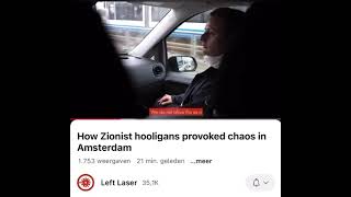 Taxichauffeur doet verhaal naar aanleiding van MACCABI Hooligans in Amsterdam [upl. by Spindell134]