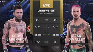 Cody Garbrandt Vs Sean O’Malley Full UFC Fight [upl. by Schecter]