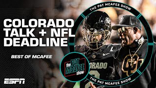 Colorado Buffaloes recent play NFL Trade Deadline reaction amp MORE 🍿  Best of The Pat McAfee Show [upl. by Ardnatal722]