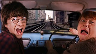 Tobey Maguire Runs Over Harry amp Ron [upl. by Woehick]