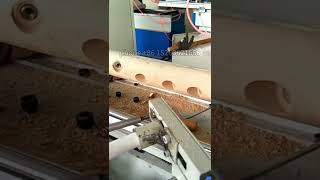 How to screw a bolts in wood dowel  automatic woodworking machine make it easy and fast [upl. by Nessej]