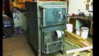 Home Built Wood Gasification Boiler Project [upl. by Dnomyaw]