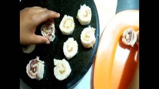 Flavoured Bread Rolls  Pinwheel Sandwiches Recipe by Yash [upl. by Leay]