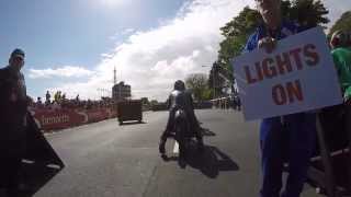 2015 Isle of Man 500 Senior Classic TT Manx Norton onboard [upl. by Roach]