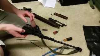 Chiappa 9mm M1 Carbine disassembly With bolt removal [upl. by Janek579]