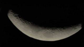 Nikon D3100  Moon HD video using Telescope [upl. by Solracsiul550]