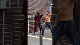 Deadpool and Logan Wolverine Top dancers deadpoolvswolverine marvel wolverine dance [upl. by Eerazed459]