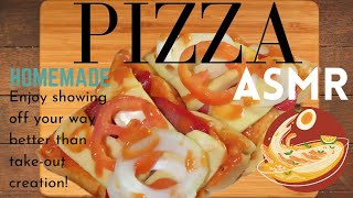 Simple TASTY Homemade PIZZA TOAST with 5 INGREDIENTS ONLY  Savory ASMR [upl. by Hehre]