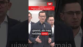 Morawiecki Reporterzy PO mają filmy szkalujące papieża shorts [upl. by Niamrahc]