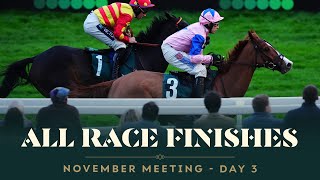 All race finishes from day 3 of the November Meeting at Cheltenham racecourse [upl. by Trenna]