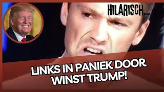 Sander Schimmelpenninck AANGEPAKT amp links in PANIEK door winst Trump [upl. by Htebiram]