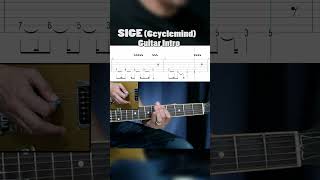 Sige 6cyclemind guitar intro cover with tabs sige 6cyclemind guitarcover guitartabs shorts [upl. by Ebehp]