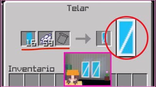 COMO HACER UN ESPEJO CON UN TELAR  Minecraft [upl. by Ynaoj44]