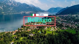 Lake ComoBellagio Italy Drone Video [upl. by Dnalon]