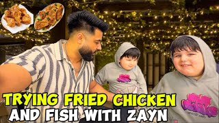 Trying Fried Chicken And Fish With Zayn  Zeeshan Jutt  Vlog [upl. by Ymaj]