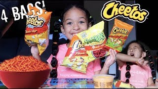 HOT CHEETOS CHALLENGE MUKBANG [upl. by Niwrad]