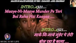 Maye Ni Maye Munder Pe Teri Karaoke With Scrolling Lyrics Eng amp हिंदी [upl. by Franky]