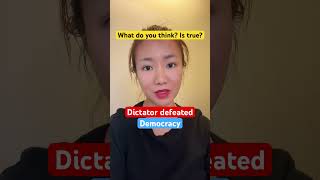 Dictator defeated Democracy dictator defeat democracy kamalaharris donaldtrump [upl. by Anyek]