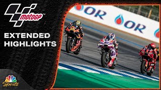 MotoGP EXTENDED HIGHLIGHTS Thailand Grand Prix  102923  Motorsports on NBC [upl. by Aniram258]