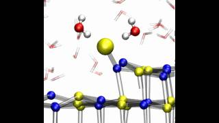 Molecular dynamics of salt dissolving in water [upl. by Aurlie71]