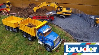 Amazing Bruder RC Trucks Excavators Tractors Dump Truck [upl. by Grane]